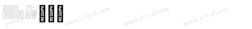PODIUMSharp 612ital字体转换